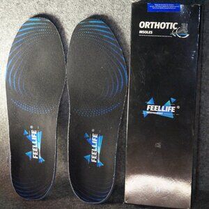 FEELLIFE Orthotic Insoles M Men 6‑10 Women 7‑11 New Open Box